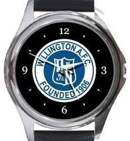 Willington AFC Round Metal Watch