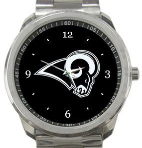 Los Angeles Rams Football Sport Metal Watch