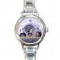 Abominable Round Italian Charm Watch