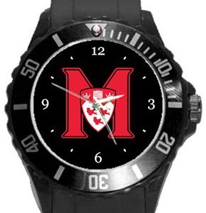 McGill University Martlets Plastic Sport Watch In Black