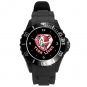 York University Lions Plastic Sport Watch In Black