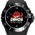 University of Calgary Dinos Plastic Sport Watch In Black