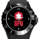 Simon Fraser University Clan Plastic Sport Watch In Black