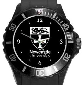 Newcastle University Plastic Sport Watch In Black