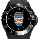 University of Plymouth Plastic Sport Watch In Black