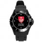 Middlesex University Plastic Sport Watch In Black
