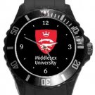 Middlesex University Plastic Sport Watch In Black