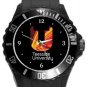 Teesside University Plastic Sport Watch In Black