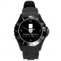 Staffordshire University Plastic Sport Watch In Black