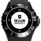 Deakin University Plastic Sport Watch In Black