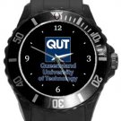 Queensland University of Technology Plastic Sport Watch In Black