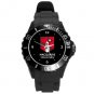 Macquarie University Plastic Sport Watch In Black