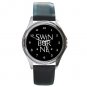Swinburne University of Technology Round Metal Watch
