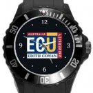 Edith Cowan University Plastic Sport Watch In Black