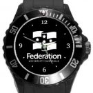 Federation University Plastic Sport Watch In Black