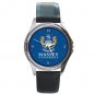 Massey University Logo Round Metal Watch