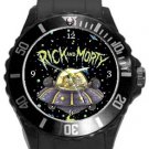 Ricky and Morty Plastic Sport Watch In Black