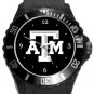 Texas A&M University Plastic Sport Watch In Black