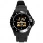 Purdue University Plastic Sport Watch In Black