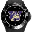University of Washington Huskies Plastic Sport Watch In Black