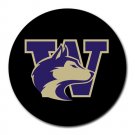 University of Washington Huskies Heat-Resistant Round Mousepad