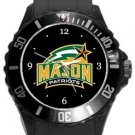 George Mason University Patriots Plastic Sport Watch In Black