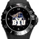 Brigham Young University BYU Cougars Plastic Sport Watch In Black