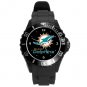 Miami Dolphins Plastic Sport Watch In Black