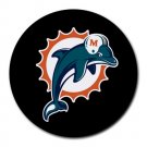 Miami Dolphins Football Heat-Resistant Round Mousepad