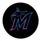 Miami Marlins Heat-Resistant Round Mousepad