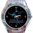 Miami Marlins Baseball Analogue Watch
