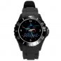 Miami Marlins Baseball Plastic Sport Watch In Black