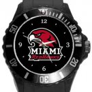 Miami University RedHawks Plastic Sport Watch In Black