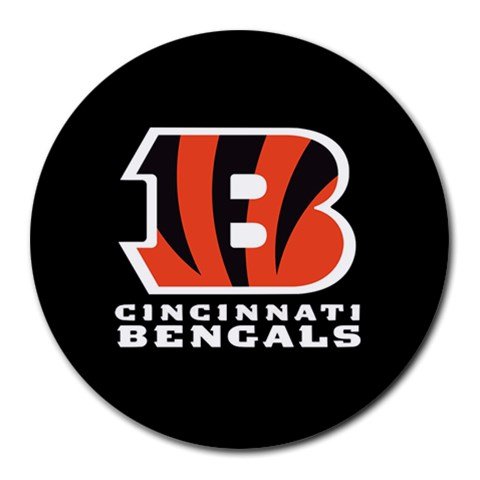 Cincinnati Bengals Heat-Resistant Round Mousepad