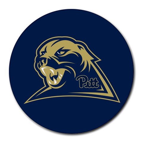 Pittsburgh Panthers Heat-Resistant Round Mousepad
