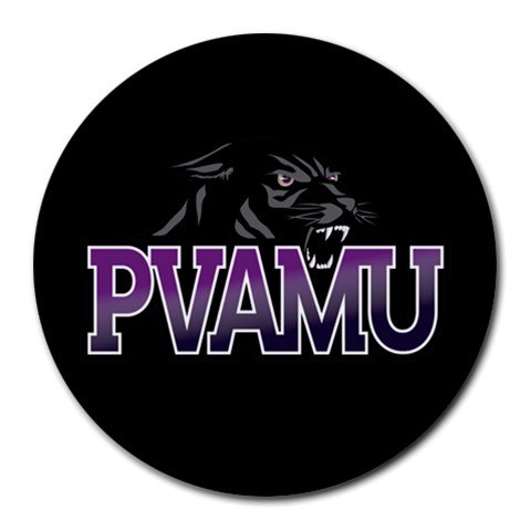 Prairie View A&M University Panthers Heat-Resistant Round Mousepad