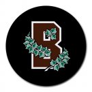 Brown University Bears Heat-Resistant Round Mousepad