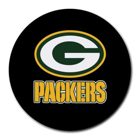 Green Bay Packers Heat-Resistant Round Mousepad