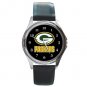 Green Bay Packers Round Metal Watch