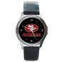 San Francisco 49ers Round Metal Watch