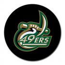 University of North Carolina Charlotte 49ers Heat-Resistant Round Mousepad