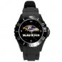 Baltimore Ravens Plastic Sport Watch In Black