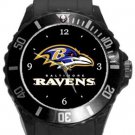 Baltimore Ravens Plastic Sport Watch In Black