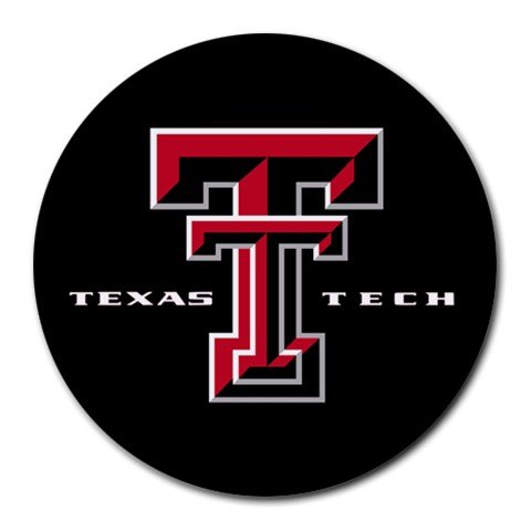 Texas Tech Red Raiders Heat-Resistant Round Mousepad