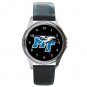 Middle Tennessee Blue Raiders Round Metal Watch