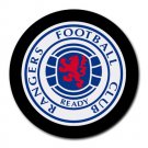 Glasgow Rangers FC Heat-Resistant Round Mousepad