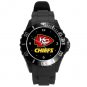 Kansas City Chiefs Plastic Sport Watch In Black