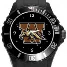 Western Michigan University Broncos Plastic Sport Watch In Black