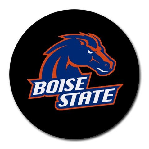 Boise State University Broncos Heat-Resistant Round Mousepad