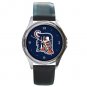 Detroit Tigers Round Metal Watch
